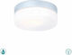Globo Lighting Vranos Plafonieră de Exterior E27 în Culoare Alb 32111