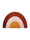 Nobodinoz Rainbow Kinder Teppich Mehrfarbig 105x70cm