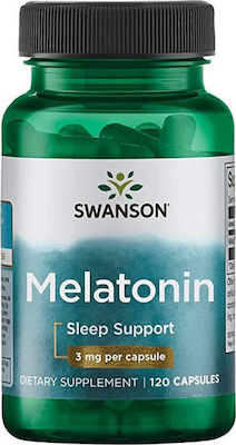 Swanson Melatonin 3мг Суплемент за Сън 120 капси