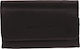 Lavor Leather Black Tobacco Pouch with Magnetic Closure 11x7.5cm