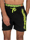 Superdry State Volley Herren Badehose Schwarz Monochrom