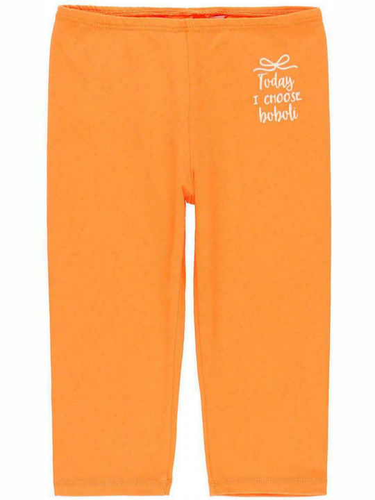 Boboli Kids Legging Capri Orange