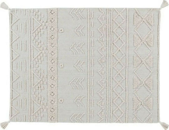 Lorena Canals Tribu Χειροποίητο Παιδικό Χαλί Βαμβακερό Natural 120x160cm