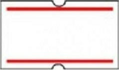 1000 Role de etichete autocolante pentru imprimantă de etichete cu dungi roșii 21x12mm 1buc