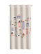 Saint Clair Kids Grommet Top Curtain Puppy Pink 160x240cm
