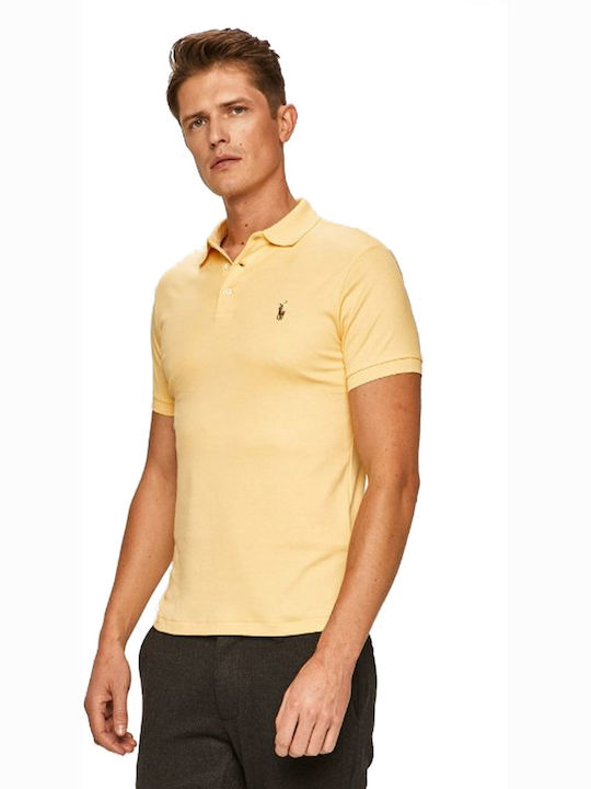 Ralph Lauren Men's Short Sleeve Blouse Polo Yellow