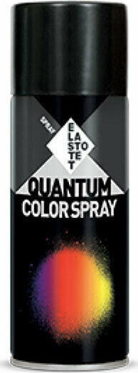 Elastotet Спрей Боядисване Quantum Акрилен с Блестящ Ефект Jet Black Gloss RAL 9005 400мл