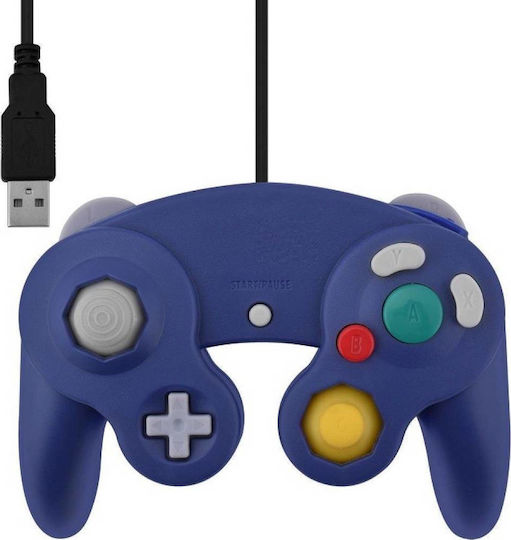 GameCube Wired Gamepad for Wii / Wii U Blue