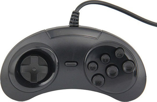 Retro Sega Wired Gamepad for PC Black