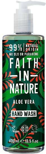Faith in Nature Hand Wash Liquid Soap with Aloe Vera and Tea Tree 300ml