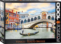 Venice Rialto Bridge Puzzle 2D 1000 Bucăți