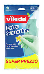 Vileda Oven Gloves Extra Sensation Plastic Medium Green 1pcs