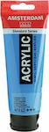 Royal Talens Amsterdam All Acrylics Standard Set Culori Acrilice Pictură Primary Cyan 572 120ml 1buc 17095722