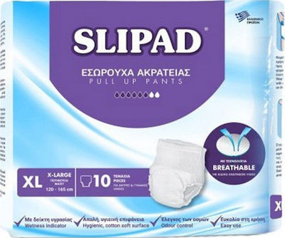 Slipad Incontinence Underwear XLarge 10pcs