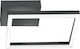 Fabas Luce Bard Ceiling Mount Light 27cm Black with Integrated LED