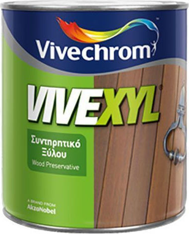 Vivechrom Συντηρητικό Ξύλου Διαλύτου Άχρωμο Ματ 2.5lt