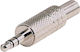 Alpha Audio Ștecher Jack de 3,5 mm masculin Argintiu (191.501)