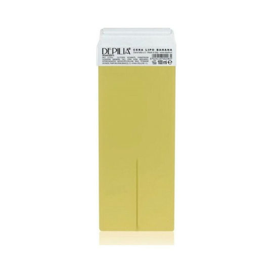 Depilia Hair Removal Wax in Roll-On for Sensitive Skin Banana 100ml