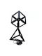 Stimeno Tavolio11 Decorative Lamp with Socket for Bulb E27 Black
