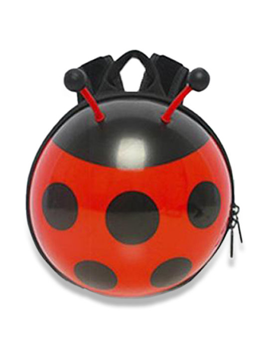 Supercute Mini Ladybug Παιδική Τσάντα Πλάτης Κόκκινη