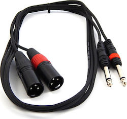 Bridge Cable XLR male to RCA male 1.5m Cable (TPC-022) Bridge Cable XLR male to RCA male 1.5m Cable (TPC-022)