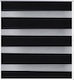 vidaXL Roller Blinds Zebra Double Black W70xH120cm 240196