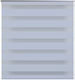 vidaXL Roller Blinds Zebra Double White W60xH120cm 240190