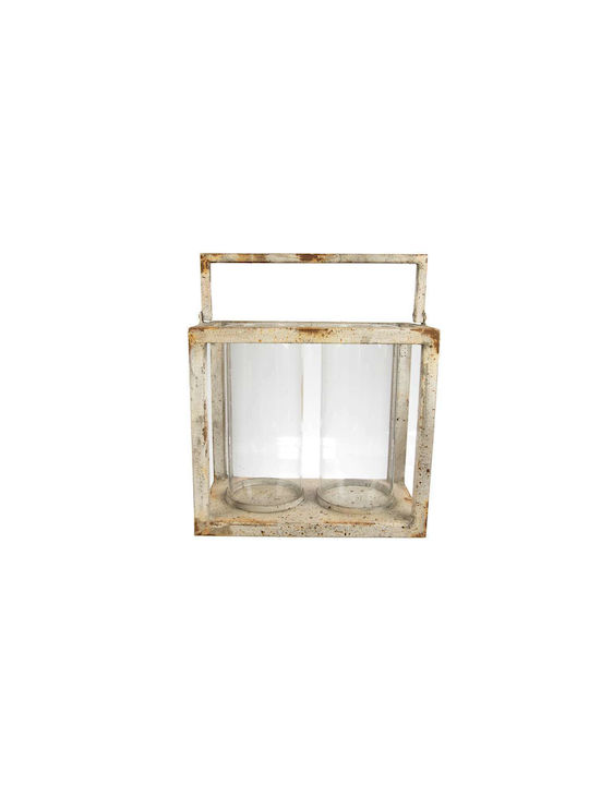 Art et Lumiere Lantern Metallic Tabletop Brown 22x18x38εκ. 1pcs