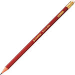 Stabilo Swano 4906 Pencil HB with Eraser Red