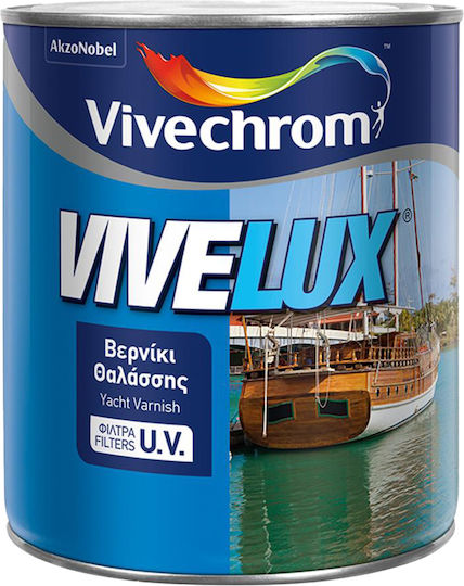 Vivechrom Vivelux Βερνίκι Επιφάνειας Διαλύτου Άχρωμο Γυαλιστερό 2.5lt