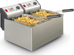 Fritel Fryer Electrică Double 6.6kW Capacity 2x8lt 53.9x48.3x36.3cm