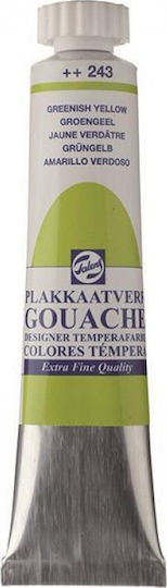 Royal Talens Extra Fine Tempera Paints Greenish Yellow 243 in Tube 20ml 1pcs