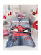 Beauty Home Racer Set Kids Duvet Cover Single with Pillowcase Cotton 6115 160x240cm