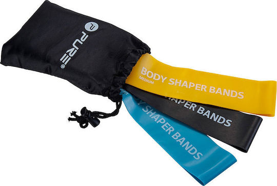 Pure2Improve Body Shaper Loop Resistance Bands Set 3pcs Multicolour