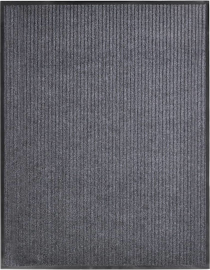 vidaXL Entrance Mat Straw with Anti-slip Backing Gray 160x220cm Grey