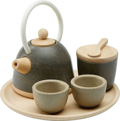 Plan Toys Tea Set Toy made of Wood for 2+ Years Old