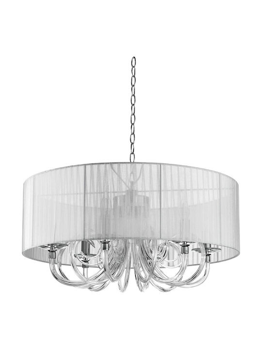 Ondaluce Leira Chandelier Lampshade 6xE14 Transparent 70cm SO.Leira/6