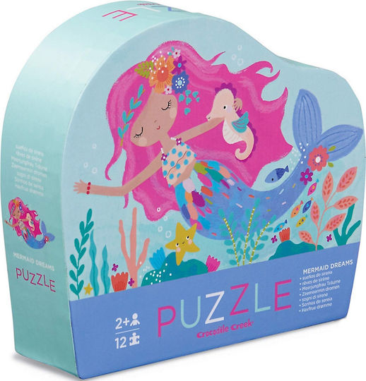 Kids Puzzle Mini Mermaid Dreams for 2+ years+ Years 12pcs Crocodile Creek