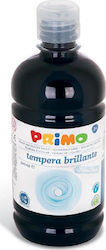 Primo Brillante Tempera Colour Paint Bottle 500ml Black