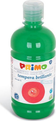 Primo Brillante Tempera Colour Paint Bottle 500ml Green 610