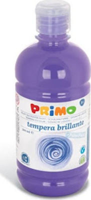 Primo Brillante Tempera Colour Paint Bottle 500ml Purple