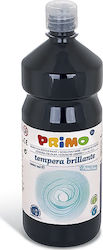 Primo Brillante Tempera Colour Paint Bottle 1000ml Black