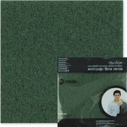 Cisne Scouring Pad Küchenschwämme Πιάτων 15x15cm Grüne