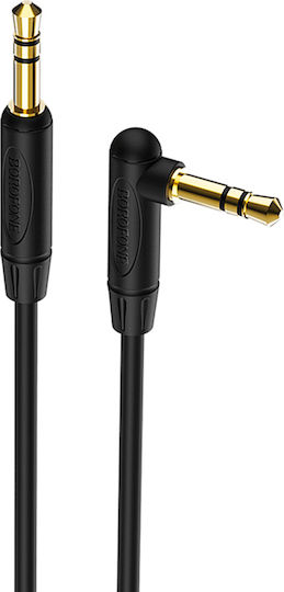 Borofone 3.5mm Jack Cable Male - 3.5mm Jack Male Black 1m