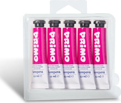 Primo Tempera Tempera de Pictură Magenta Roșu 301 în Tubular 12ml 1buc 440TRA301