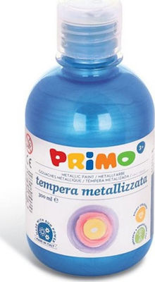 Primo Metallizzati Tempera Farben Blue Metallic Metallisch in Flasche 300ml 1Stück 233TM300500