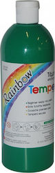 Rainbow Tempera Colour Paint Bottle 500ml Green