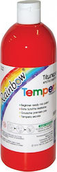 Rainbow Tempera Colour Paint Bottle 500ml Red