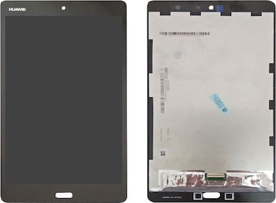 Screen & Touch Mechanism Replacement Part μαύρος (Huawei MediaPad M3 Lite 8)