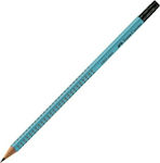 Faber-Castell Grip 2001 Pencil B with Eraser Blue